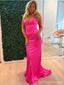 Sexy Mermaid Spaghetti Straps V-neck Maxi Long Party Prom Dresses,Evening Dress,13447