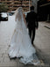 Sweetheart See Through A-line Lace Wedding Dresses, Cheap Wedding Gown, WD684