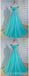 Sparkly Blue A-line Off Shoulder Long Prom Dresses Online, Dance Dresses,12710